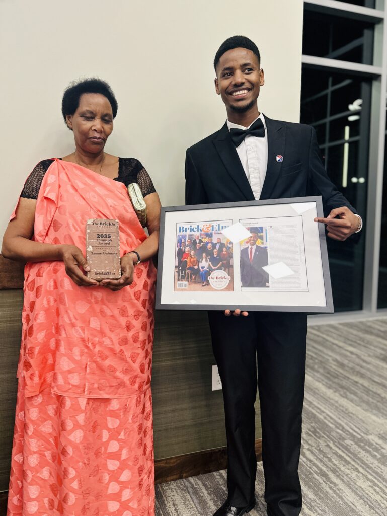 samuel wins brickly award